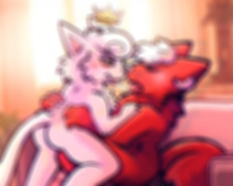 Art comissioned by art depicting himself &amp; novely. (Without permission)